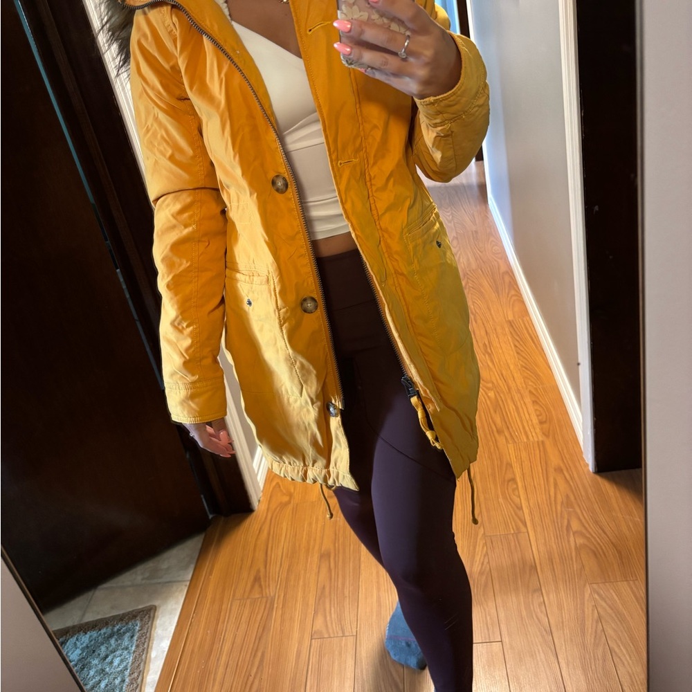 Abercrombie & Fitch Yellow Utility Jacket